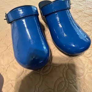 Sanita Blue Slippers Glossy Comfort